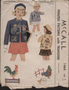 CHildrens McCalls Pattern