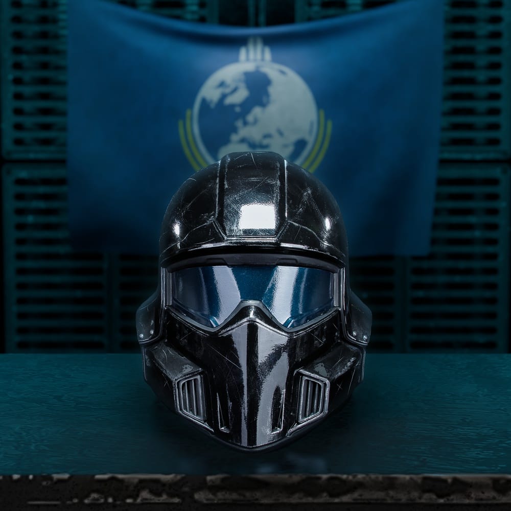 Helldivers 2 B01 Tatical Helmet Model Citizen Scale Replica