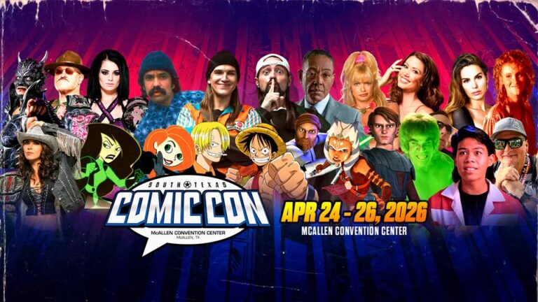 South texas Comic Con 2026 banner