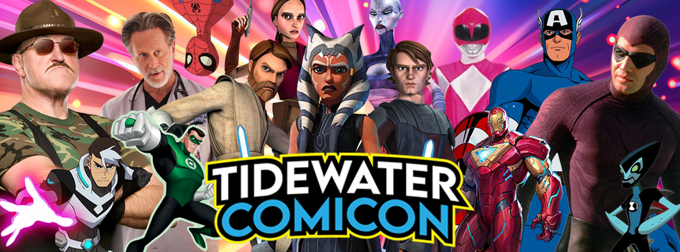 Tidewater Comiccon 2026 banner