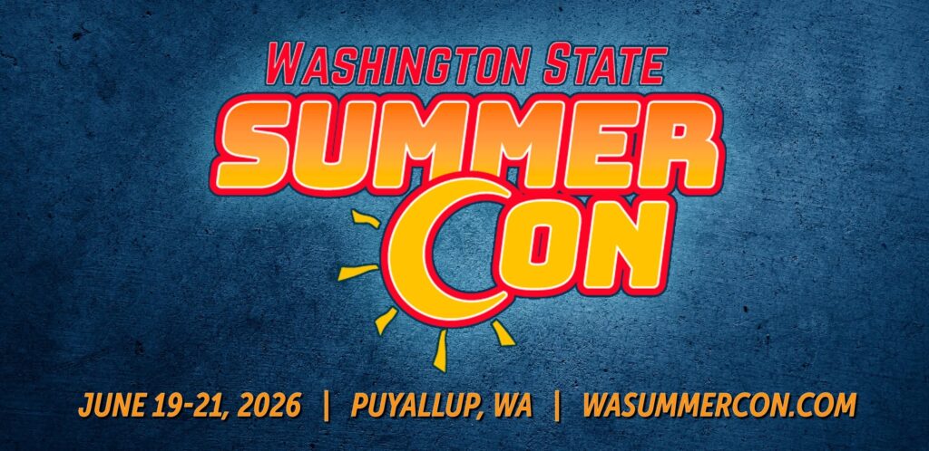 Washington State Summer Con 2026 banner