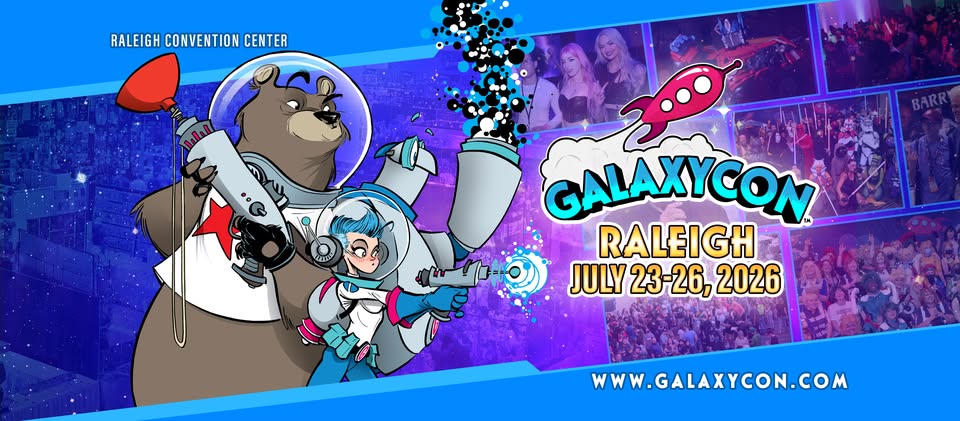 GalaxyCon Raleigh 2026 Banner