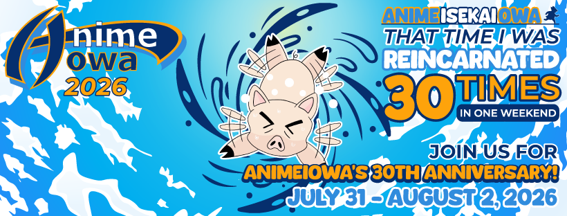 Anime Iowa 2026 banner
